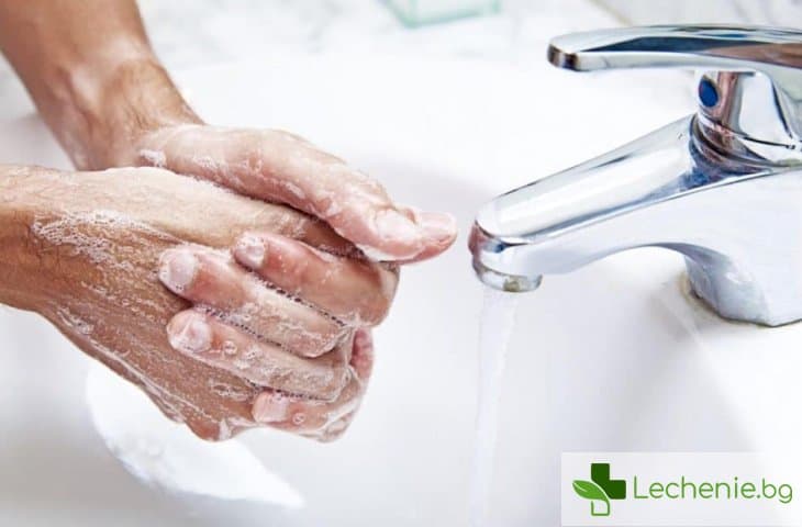 Обикновеният сапун унищожава почти всички бактерии по ръцете след миене