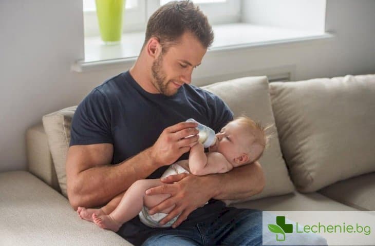 Татко и кърмаче - как да нахраним бебето